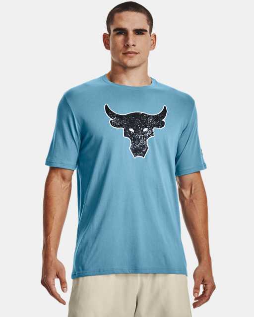 Under Armour Homme Sportstyle T Shirt Tee Top Blue Sports Gym Respirant 